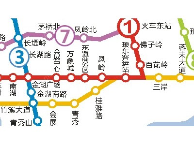 南宁青秀区域有几条地铁线路？是哪几条线路？